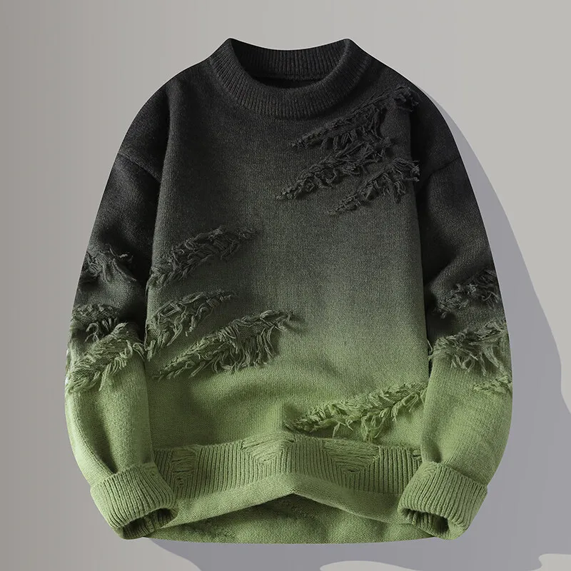 Frayborn Distressed Pullover