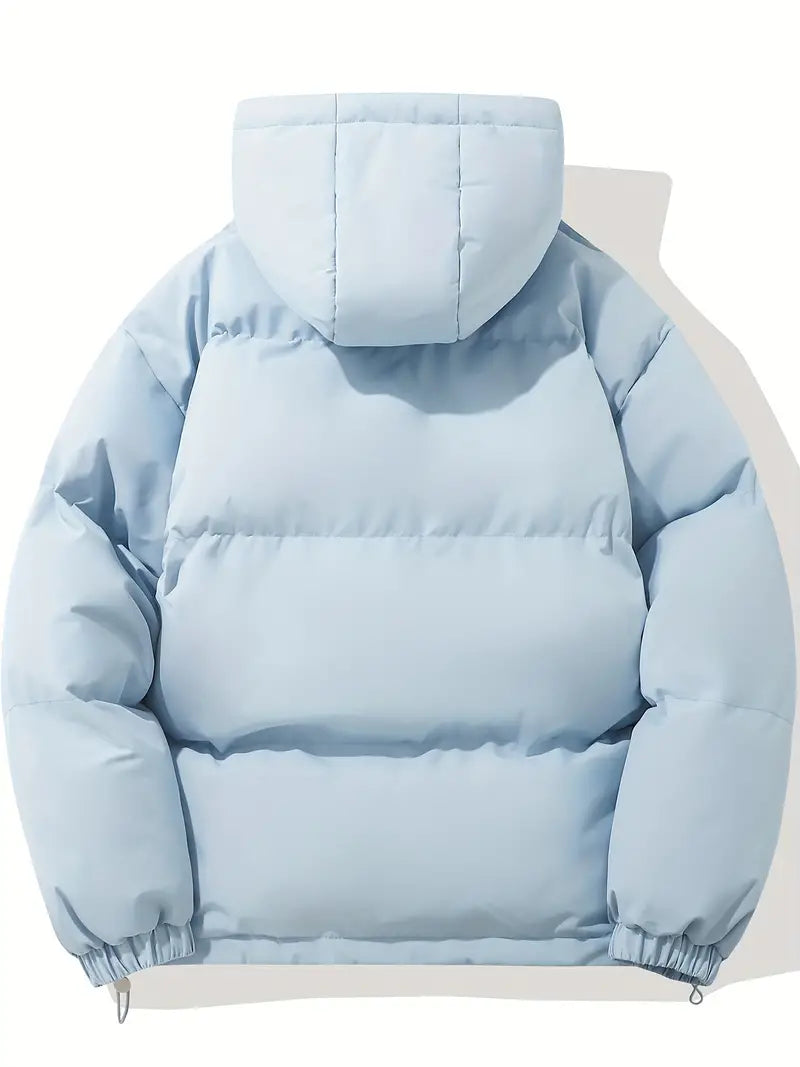 Damen Steppmantel mit Kapuze – Ge quiltete Winterjacke