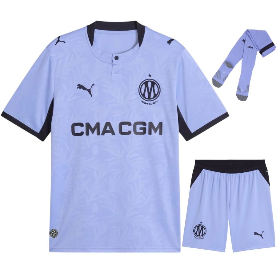Olympique Marseille Drittes Trikot-Set Kinder 2026/27 – Aubameyang
