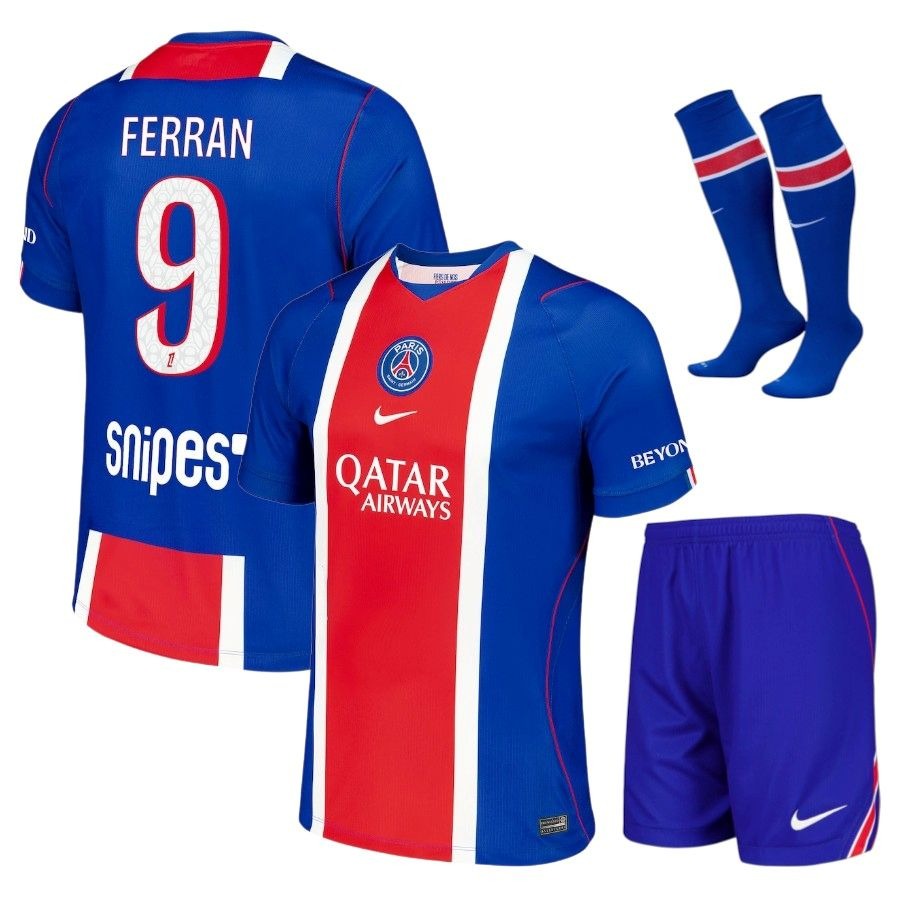 Ensemble maillot domicile enfant du Paris Saint-Germain 2026/27 – Ferran