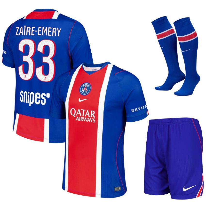 Paris Saint-Germain Heimtrikot-Set Kinder 2026/27 – Zaïre-Emery