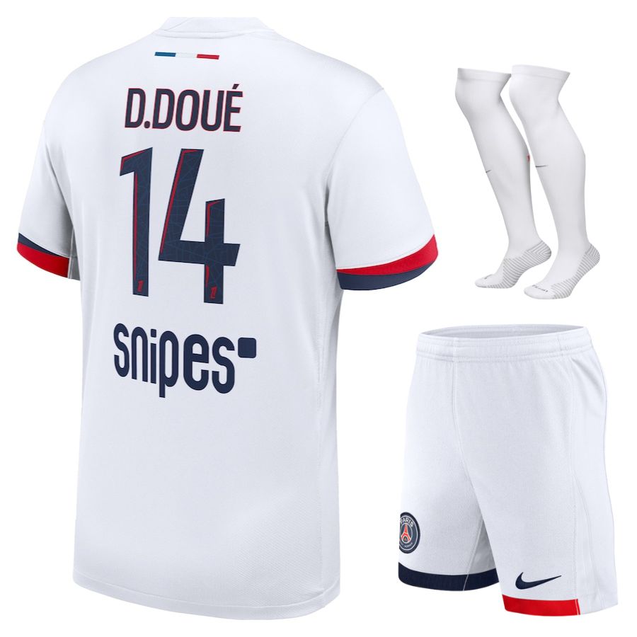 Paris Saint-Germain Auswärtstrikot-Set Kinder 2025/26