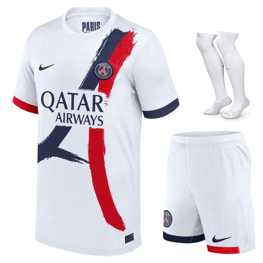 Paris Saint-Germain Auswärtstrikot-Set Kinder 2025/26