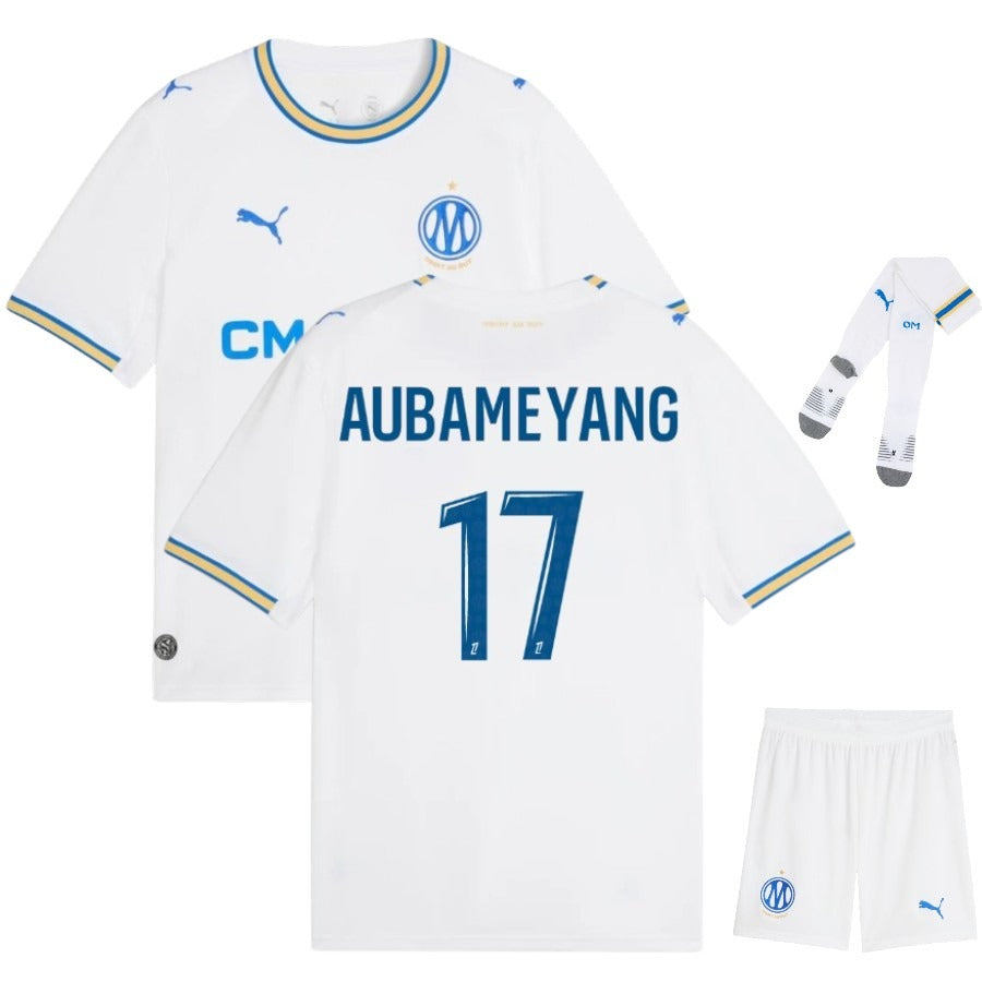 Olympique Marseille Heimtrikot-Set Kinder 2026/27 – Aubameyang