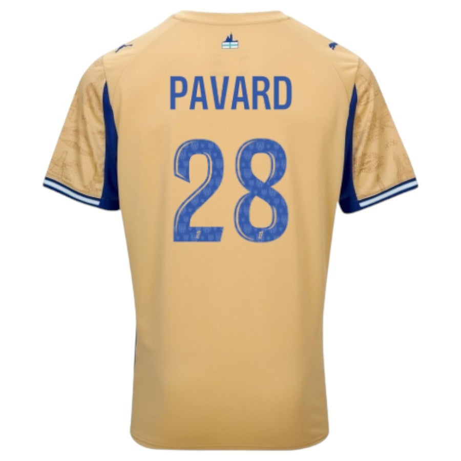 Quatrième maillot femme de l'Olympique de Marseille 2025/26 – Or