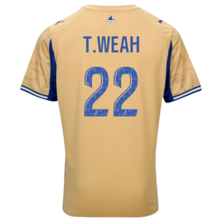 Quatrième maillot femme de l'Olympique de Marseille 2025/26 – Or