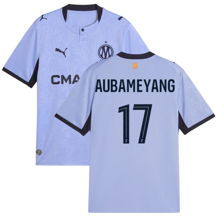 Troisième maillot homme de l'Olympique de Marseille 2026/27 – Aubameyang