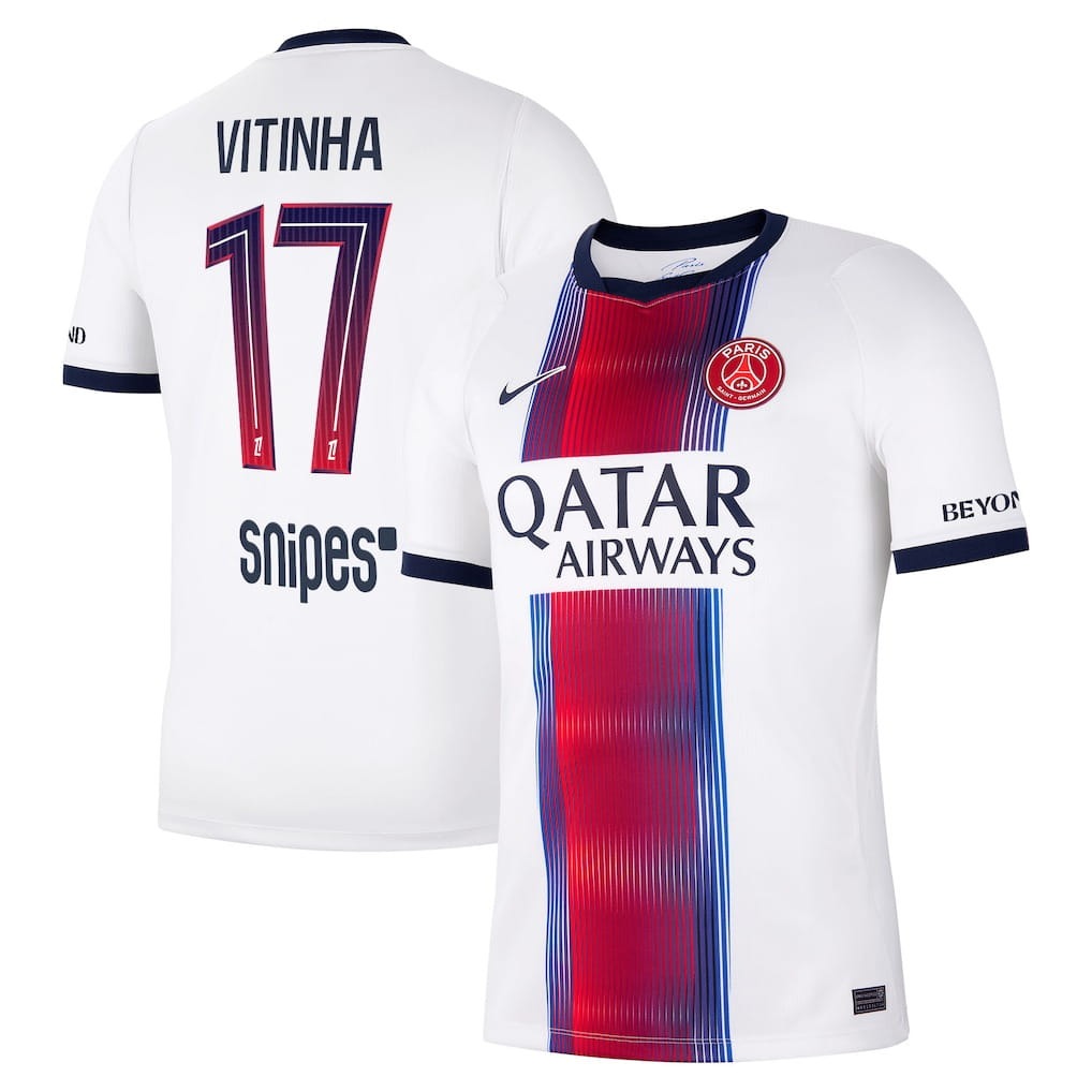 Paris Saint-Germain Auswärtstrikot Herren 2026/27 – Vitinha – Weiß