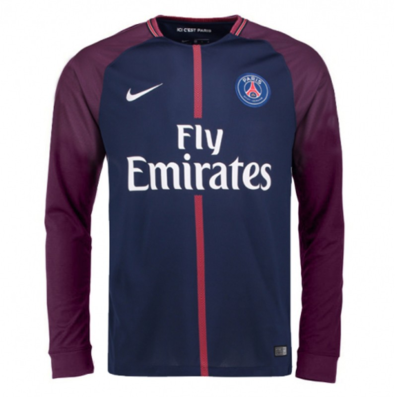Paris Saint-Germain Heimtrikot Herren 2017/18 – Langarm – Retro-Design