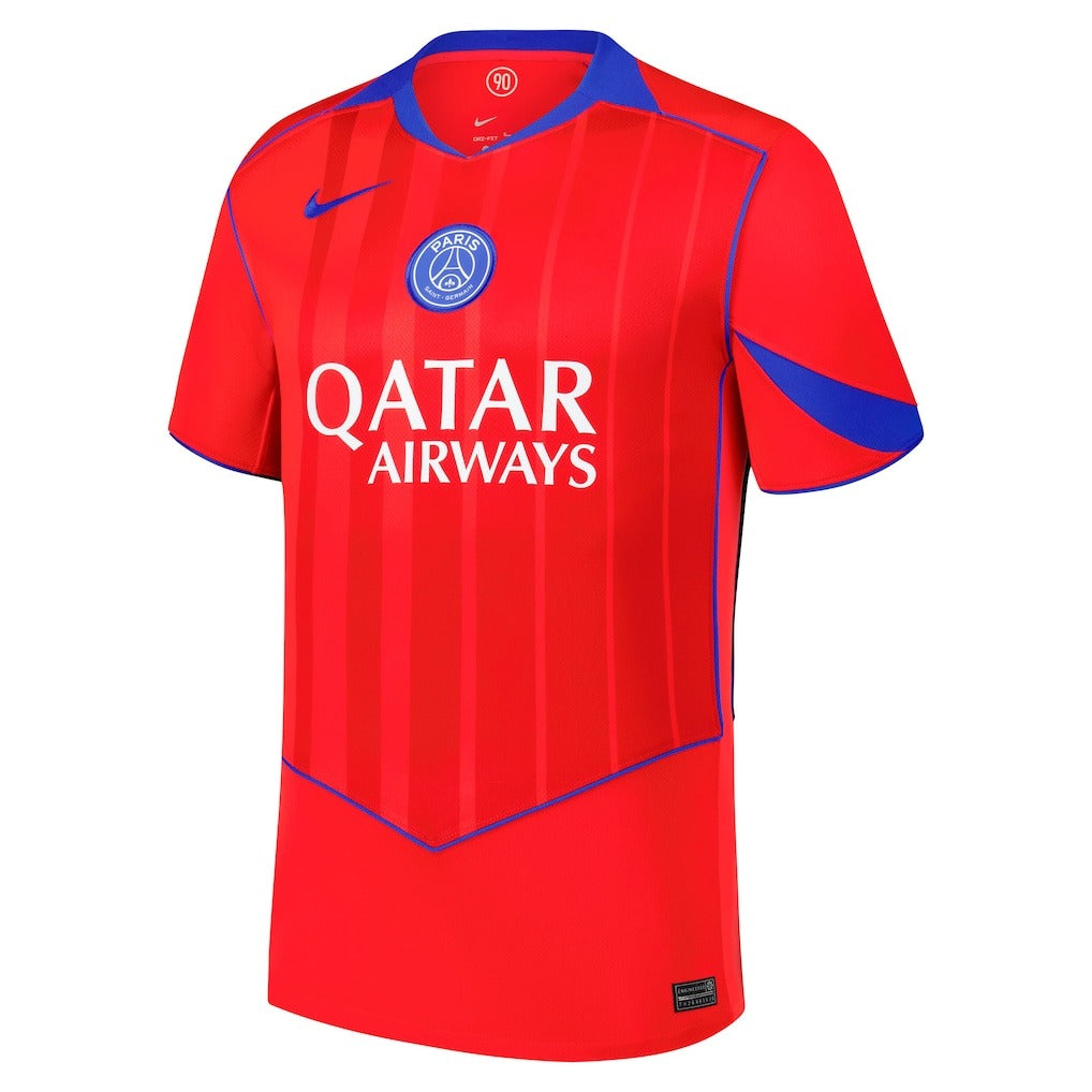 Troisième maillot homme du Paris Saint-Germain 2025/26 – Rouge