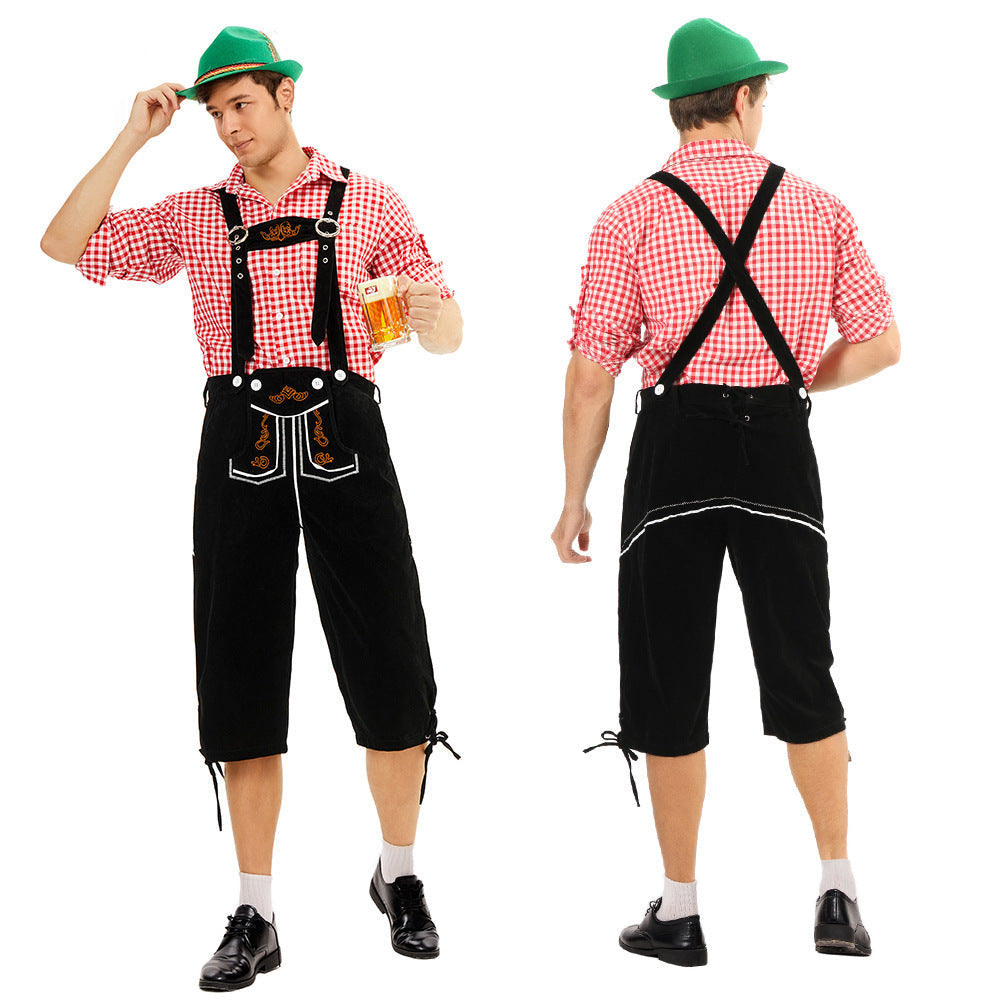 Knielange Trachtenhose für Herren mit Stickerei
