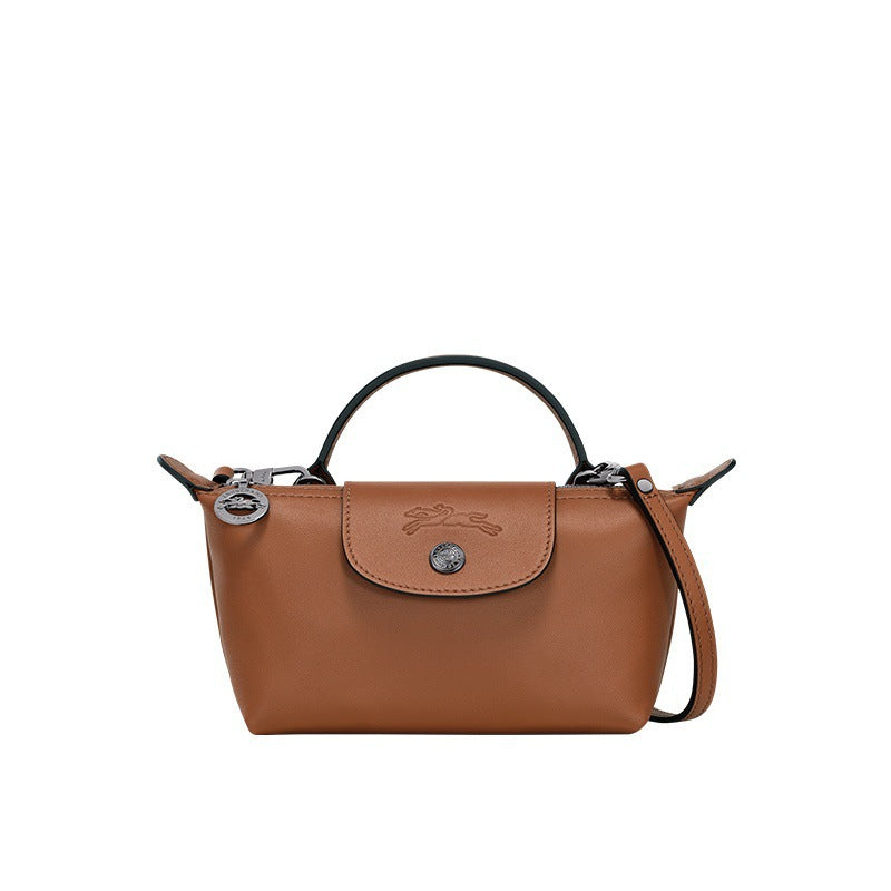 Mini-lædertaske fra Longchamp