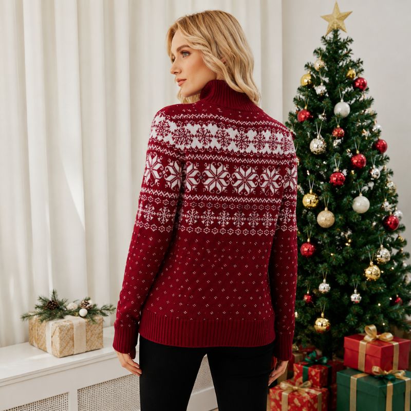 Christmas sweater - Winter knit with turtleneck