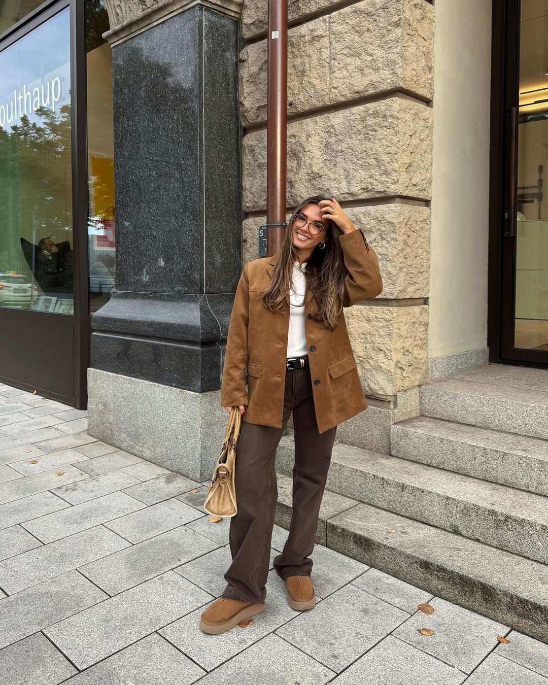 Damen Blazerjacke mit Revers – Smarte Freizeitoberbekleidung