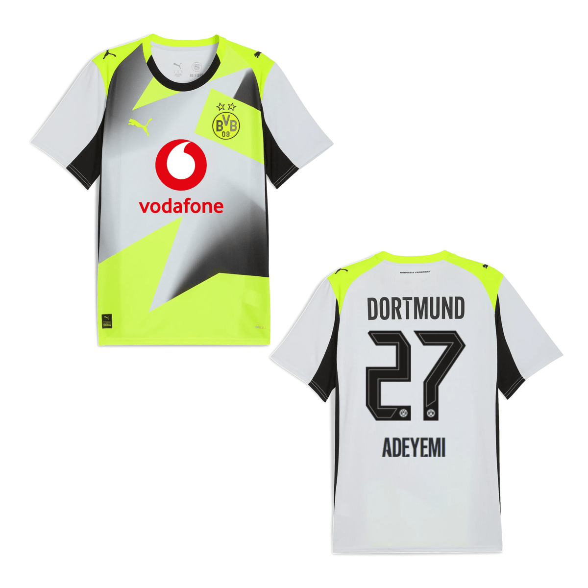 BVB Borussia Dortmund Auswärtstrikot Kinder 2025/26 – Adeyemi 27