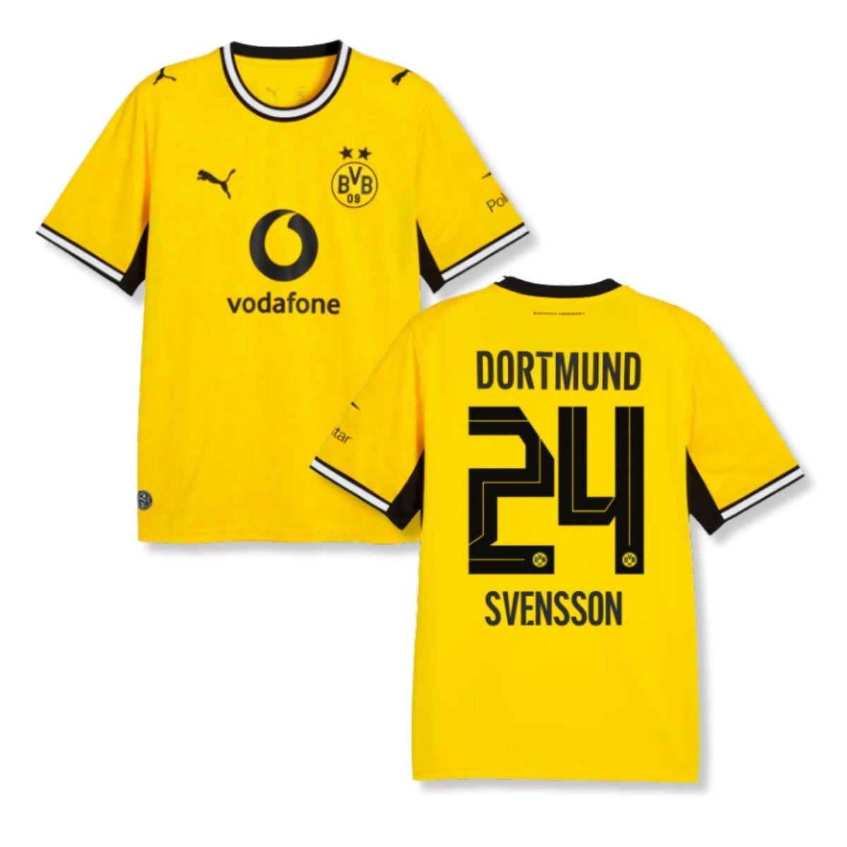 BVB Borussia Dortmund hemmatröja herr 2026/27 – Svensson 24