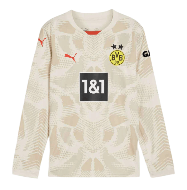 BVB BORUSSIA DORTMUND Torwarttrikot Kinder Beige 24 / 25