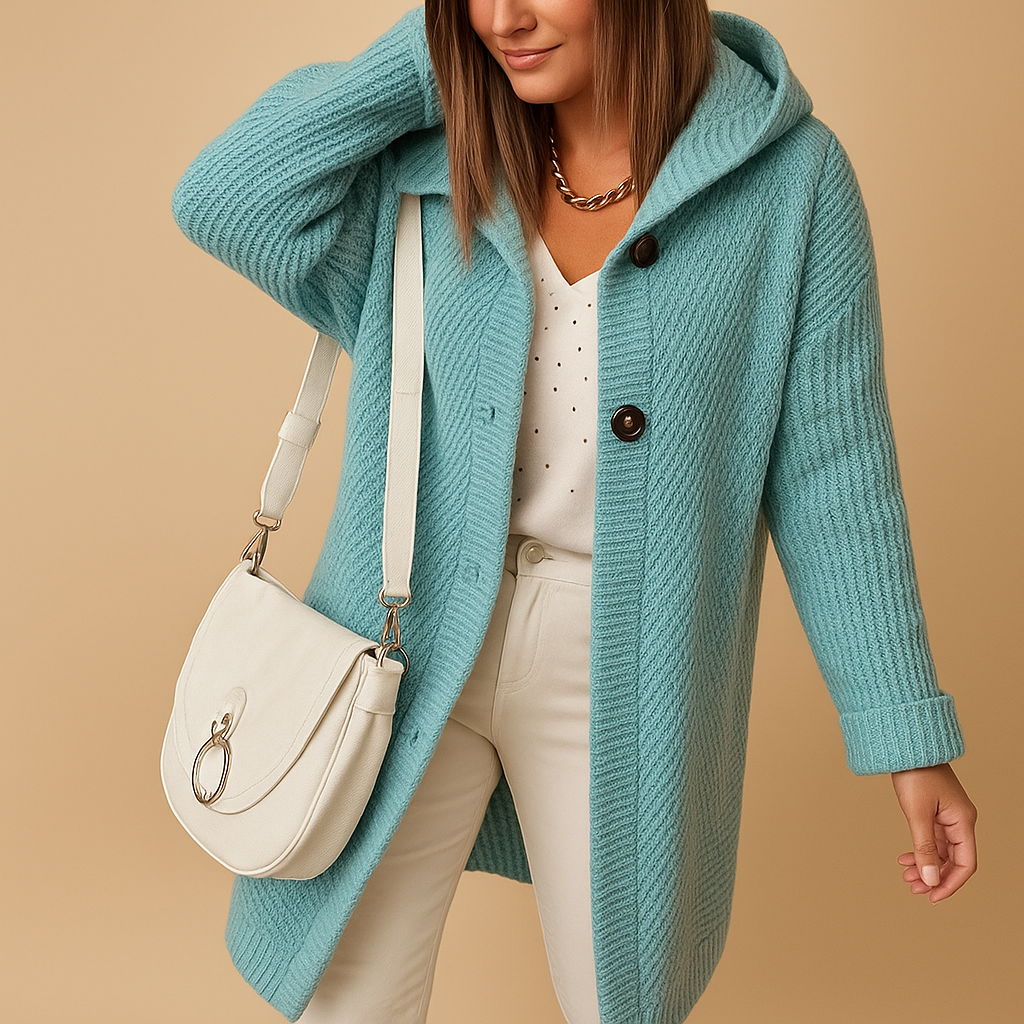 Damen Offenes Cardigan aus weichem Strick – Zeitlose Passform für den Alltag