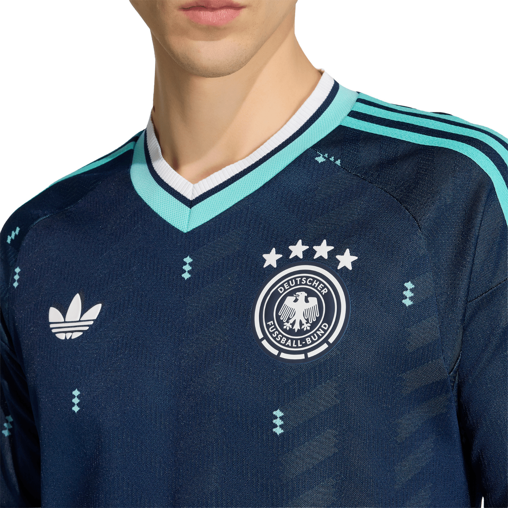 DFB DEUTSCHLAND AUTHENTISCH Auswärts-Trikot Herren Langarm WM 2026