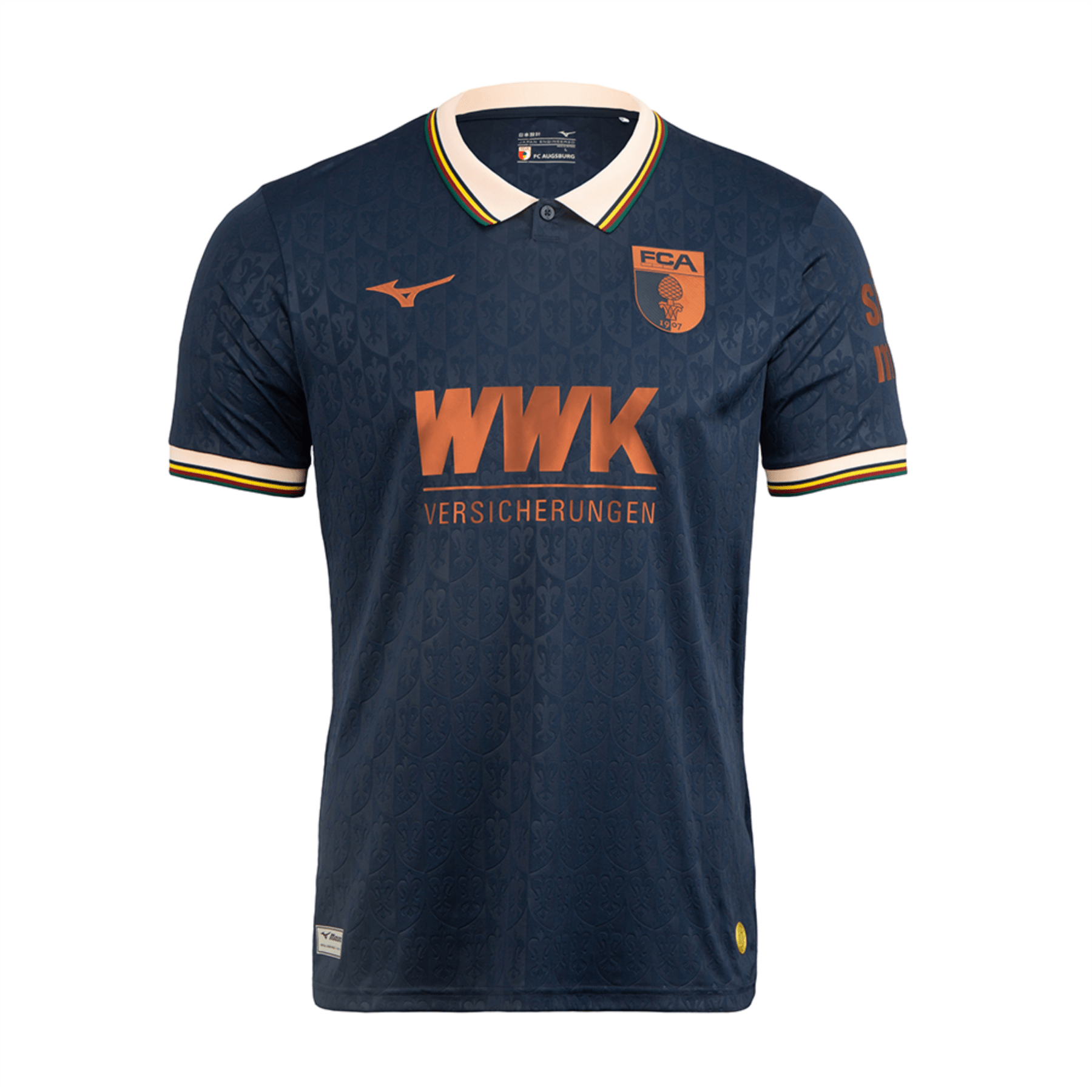 FCA FC AUGSBURG FUGGERSTADT Herren-Trikot Dunkelblau 25 / 26