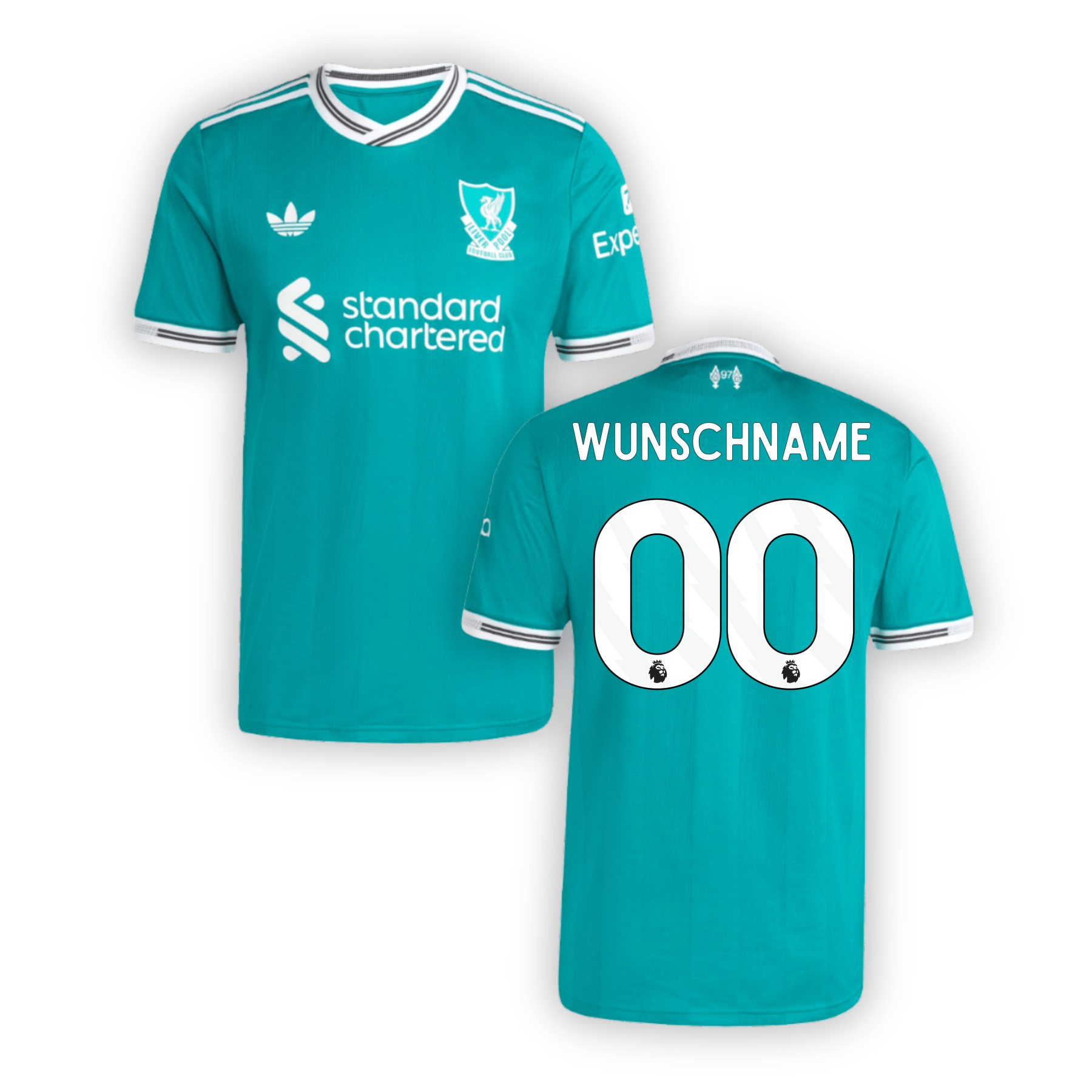 LFC FC LIVERPOOL AUTHENTISCHES 3. Trikot Herren 25 / 26