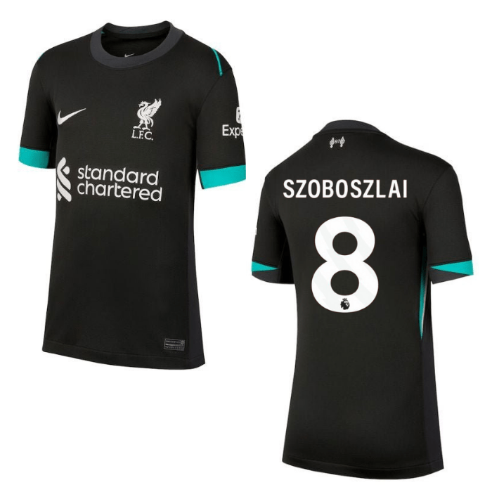 LFC FC LIVERPOOL Auswärts-Trikot Kinder 24 / 25 - SZOBOSZLAI 8