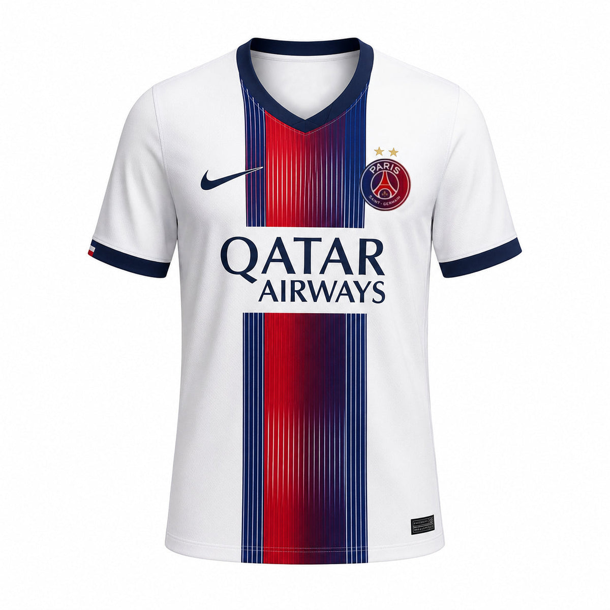Paris Saint-Germain Auswärtstrikot Herren 2026/27 – 2 Sterne – Weiß