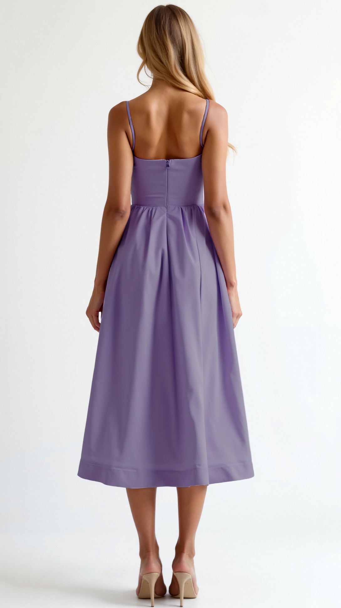 Fließendes Midi-Kleid für Damen | Mühelose Eleganz