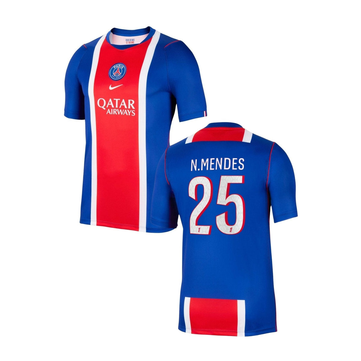 PSG Paris Saint-Germain thuistenue heren 2026/27 – N. Mendes 25