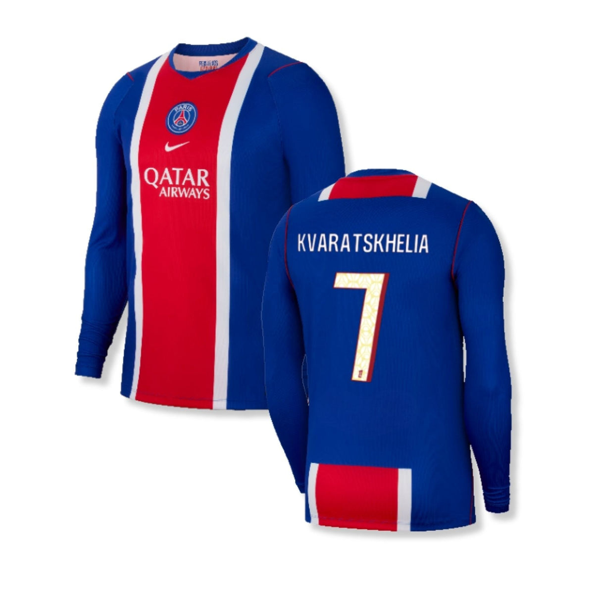 PSG Paris Saint-Germain thuistenue heren lange mouwen 2026/27 – Kvaratskhelia 7