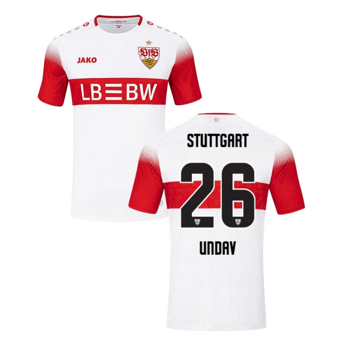 VfB Stuttgart thuisshirt heren 2026/27 – Undav 26