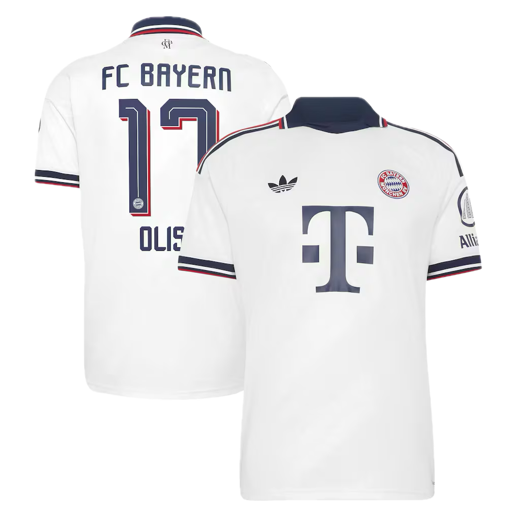 FC Bayern Münchens udebanetrøje med OLISE #17 2026/27