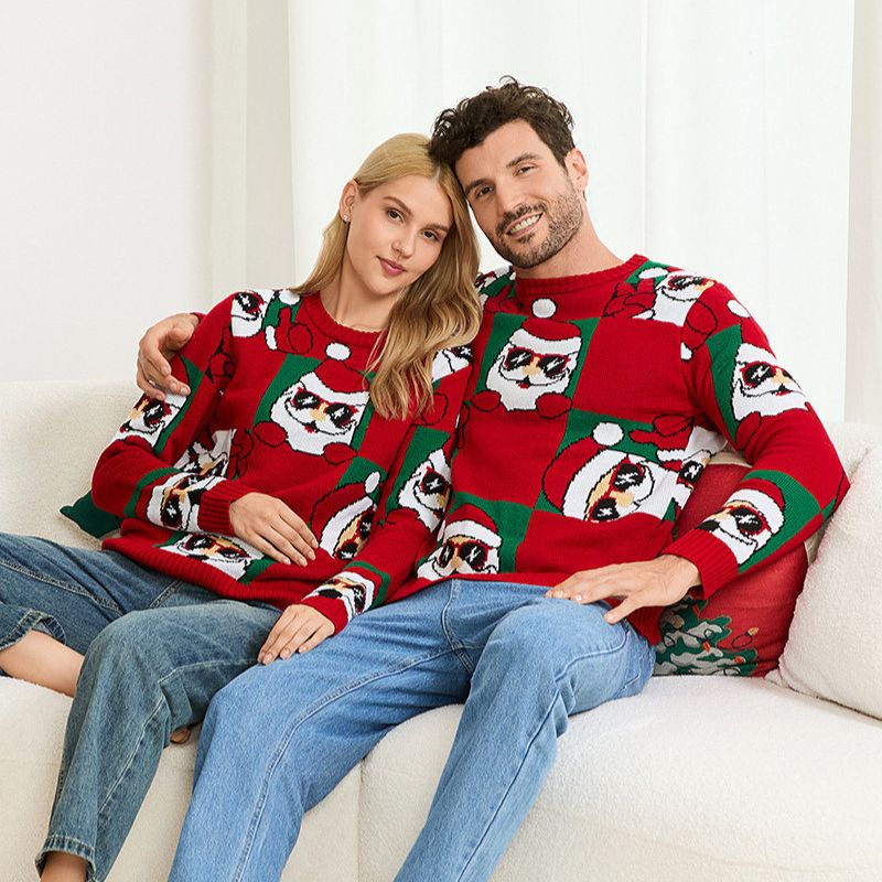 Family matching Christmas sweater - Santa Claus design