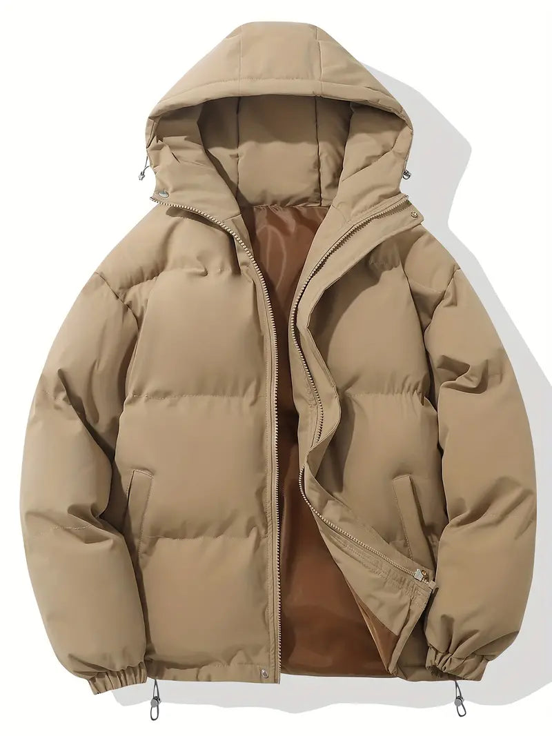Damen Steppmantel mit Kapuze – Ge quiltete Winterjacke