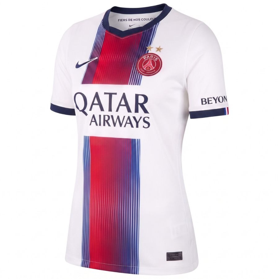 Paris Saint-Germain bortatröja dam 2026/27 – 2 stjärnor – Vit