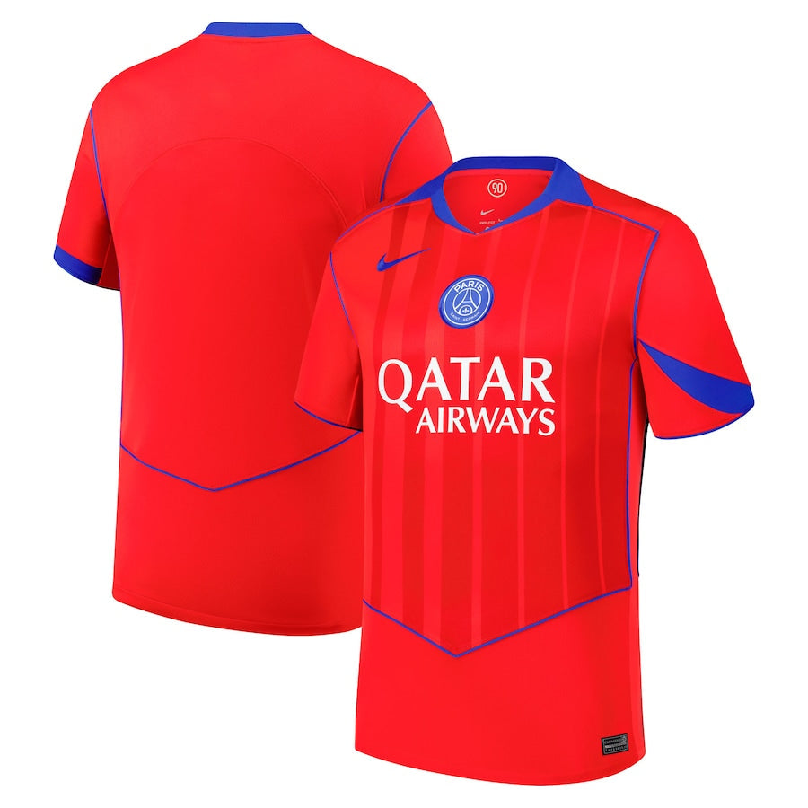 Troisième maillot homme du Paris Saint-Germain 2025/26 – Rouge