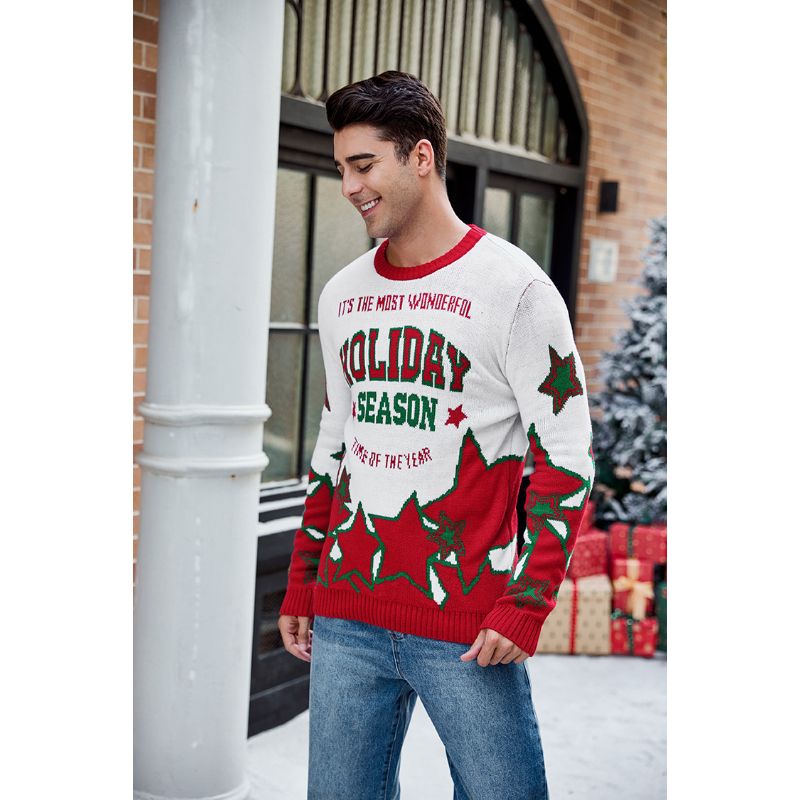 Pull de Noël pour homme - Merveilleuse période de Noël