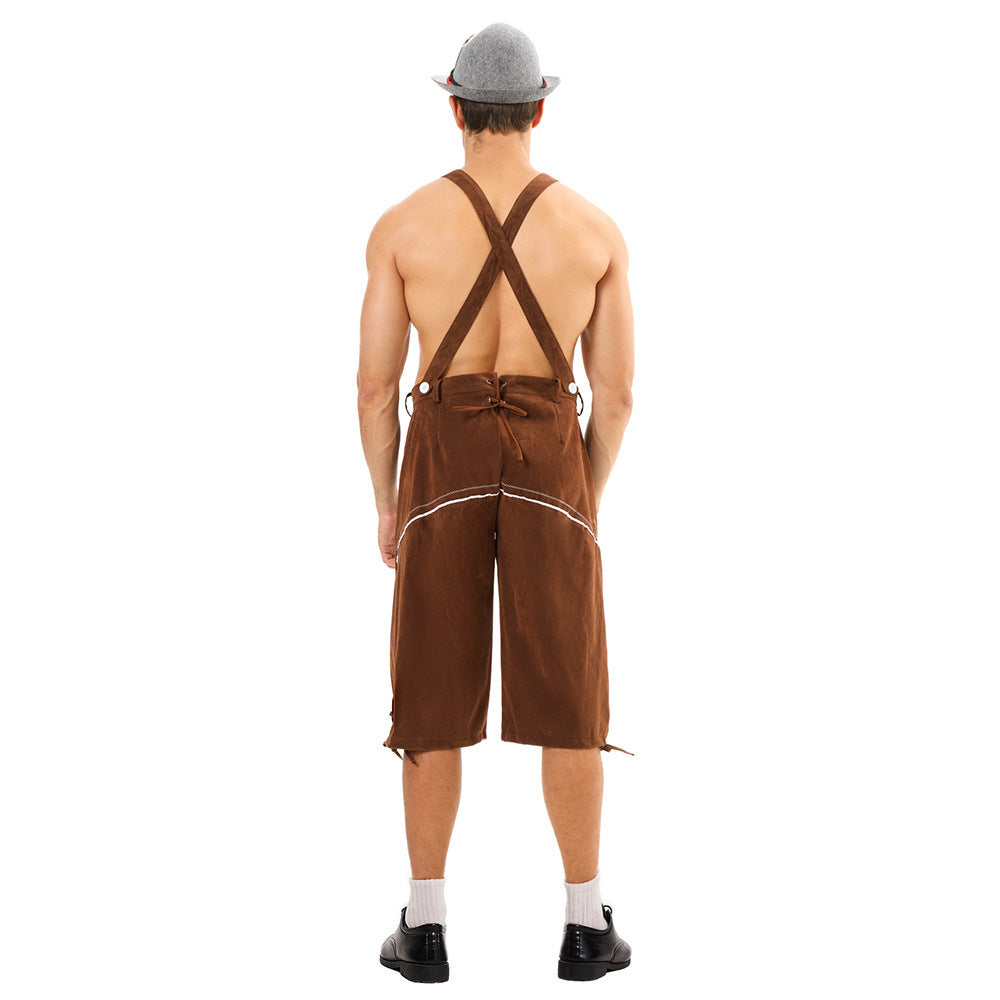 Knielange Trachtenhose für Herren mit Stickerei