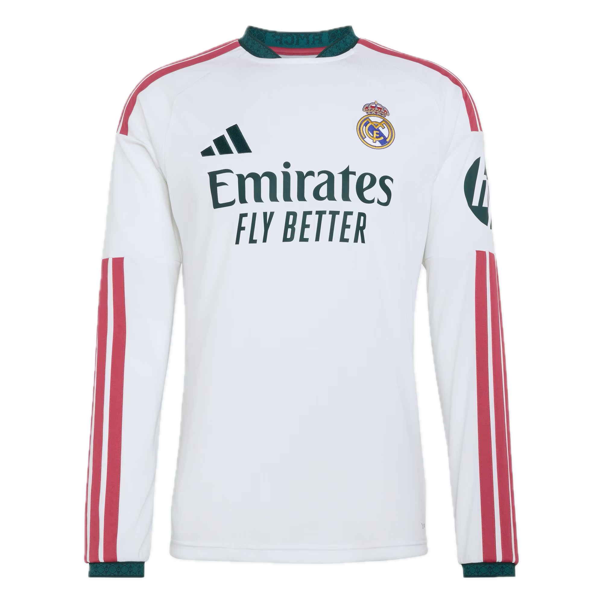 Real Madrid 2026/27 langærmet hjemmebanetrøje