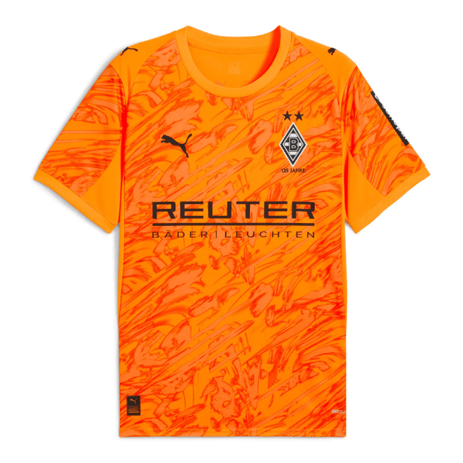 BMG BORUSSIA MÖNCHENGLADBACH Torwarttrikot Kinder Orange 25 / 26