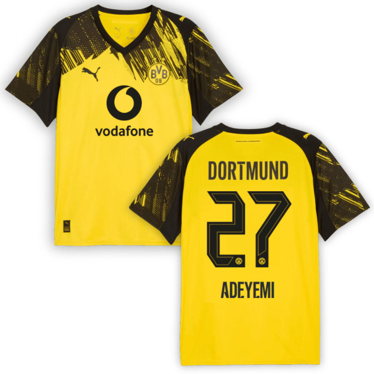 BVB Borussia Dortmund Heimtrikot Herren 2025/26 – Adeyemi 27