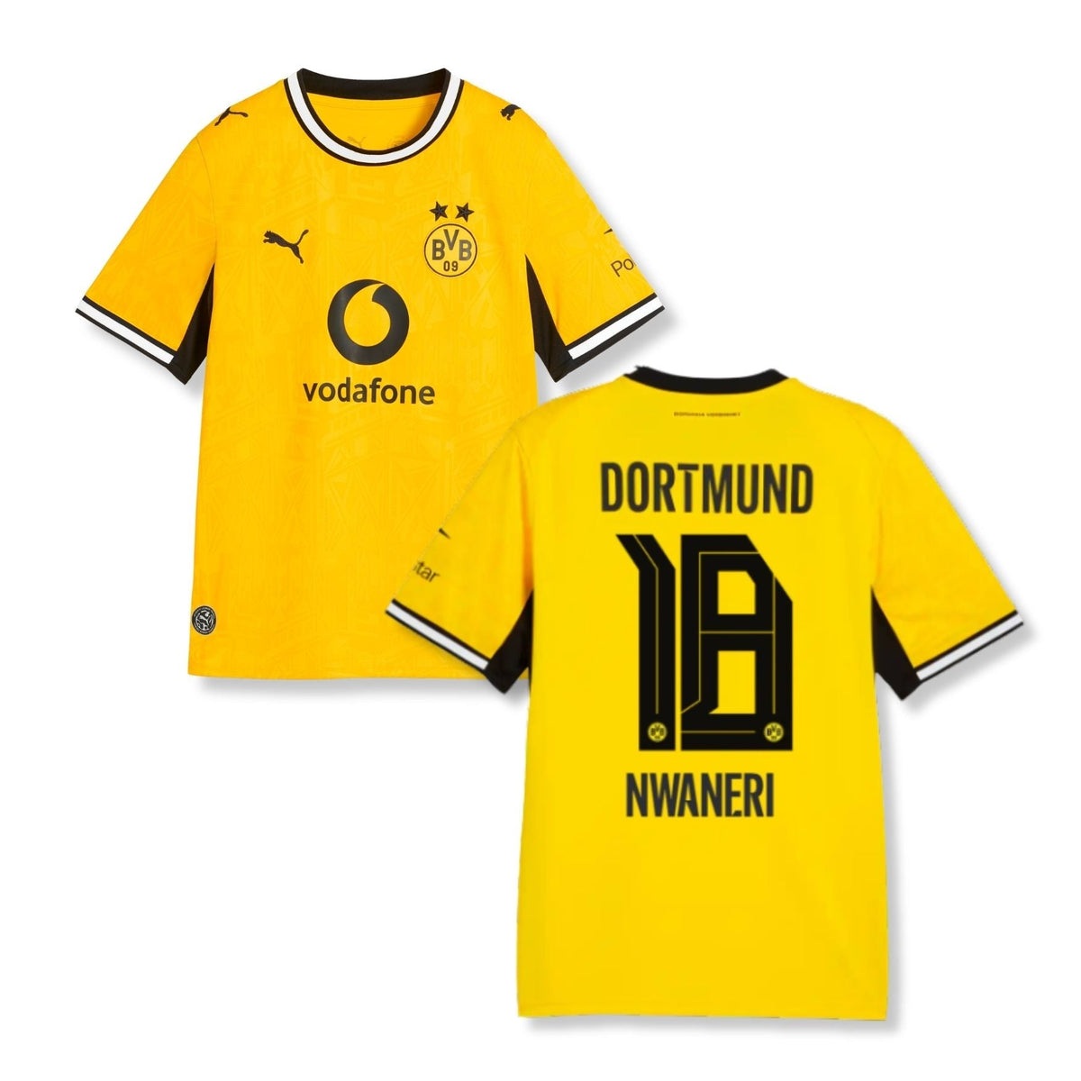 BVB Borussia Dortmund thuistenue heren 2026/27 – Nwaneri 18