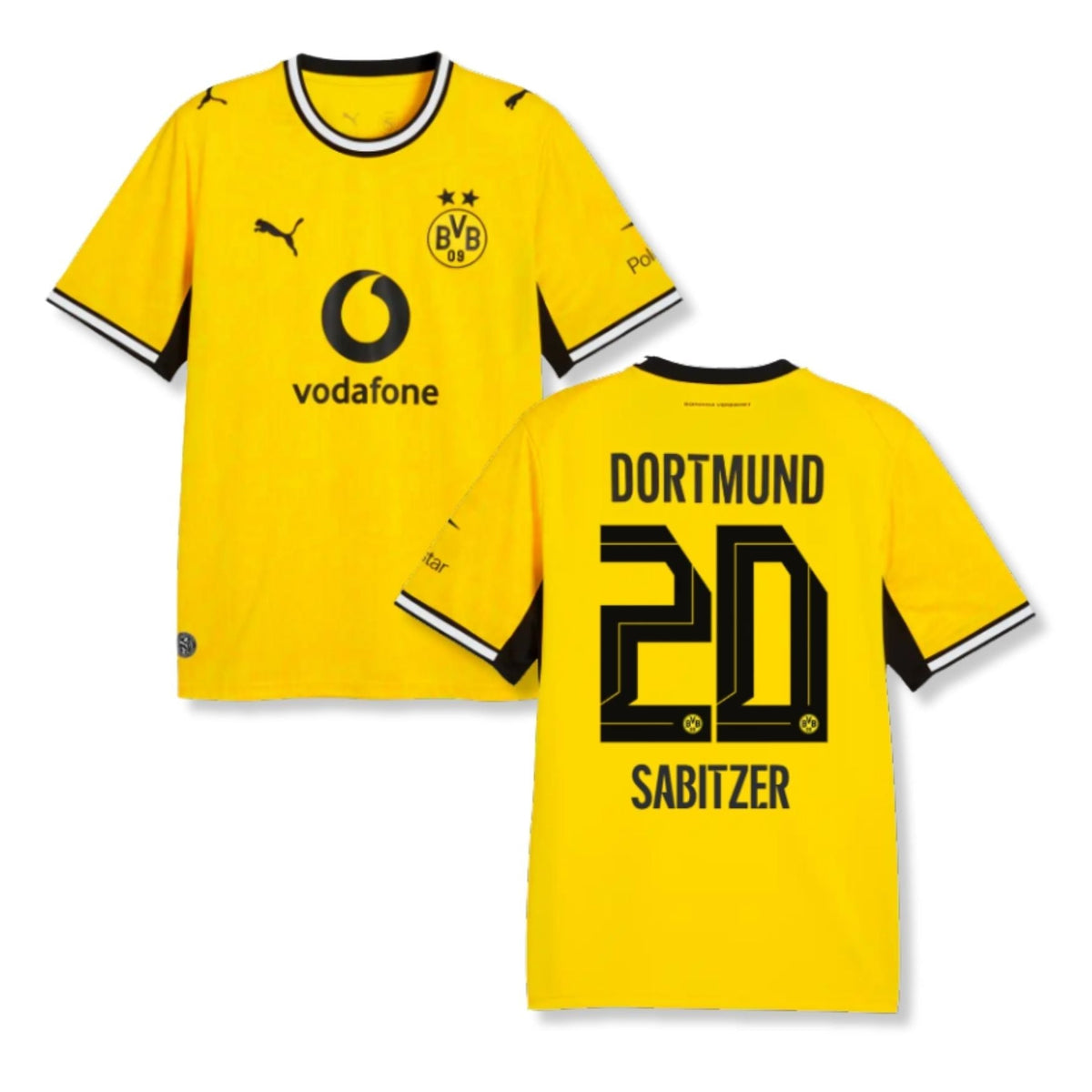 BVB Borussia Dortmund hemmatröja herr 2026/27 – Sabitzer 20