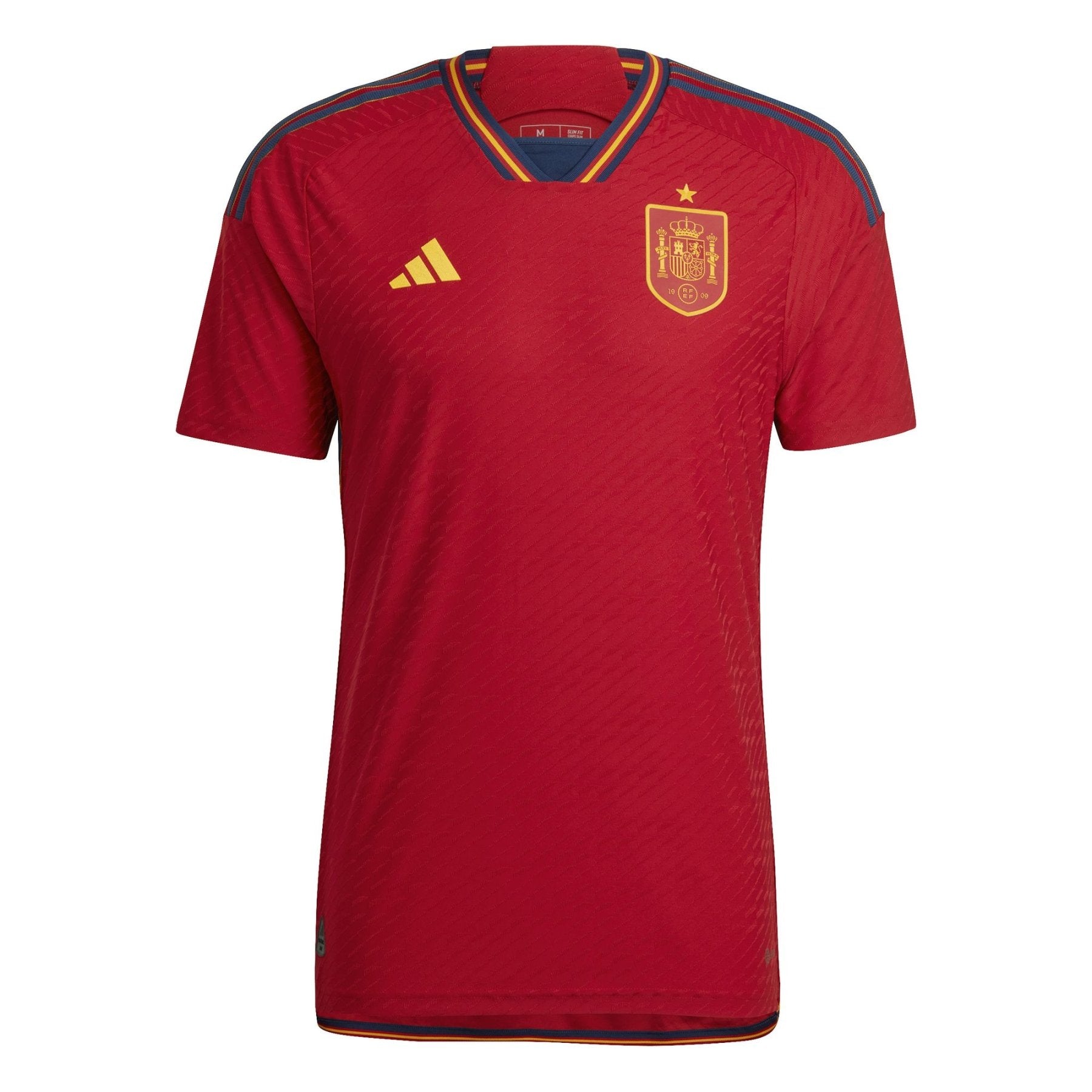 FEF SPANIEN AUTHENTISCHES Heimtrikot Herren Weltmeisterschaft 2022