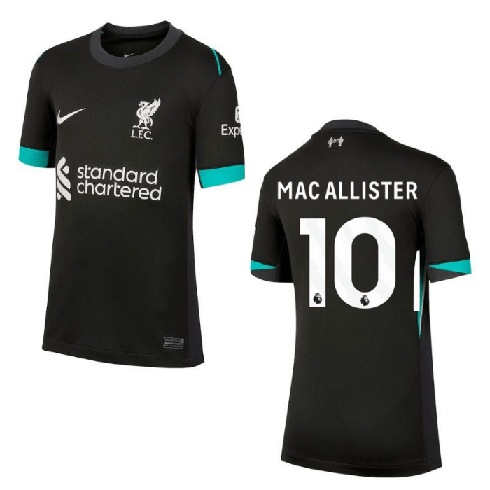 LFC FC LIVERPOOL Auswärts-Trikot Kinder 24 / 25 - MAC ALLISTER 10