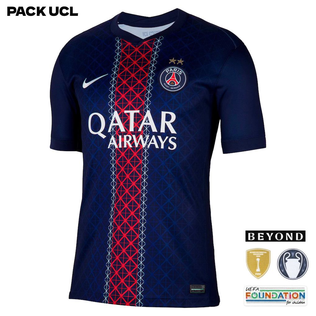 Paris Saint-Germain Heimtrikot Herren 2025/26 – 2 Sterne – Champions-League-Edition