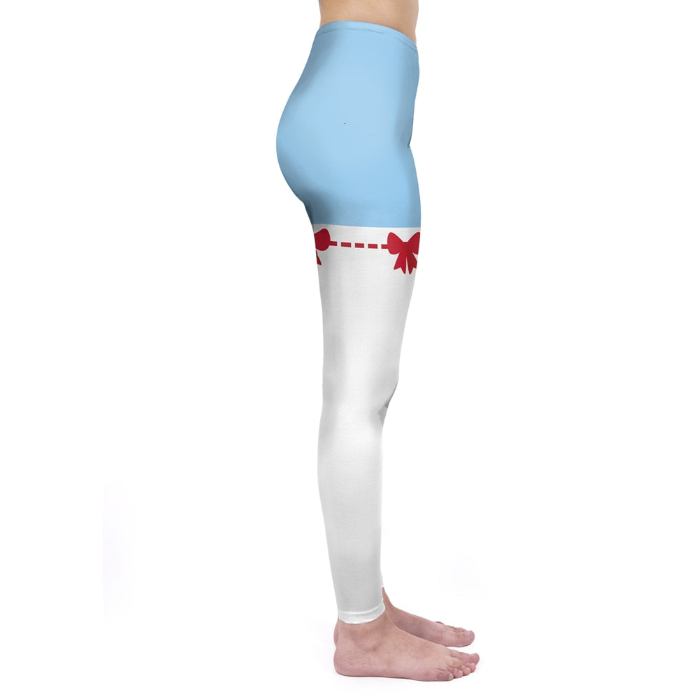 Mode Frauen Leggings Pink Tropics Druck mit Multicolor-Muster Leggings Hohe Elastizität Fitnesshosen Leggings