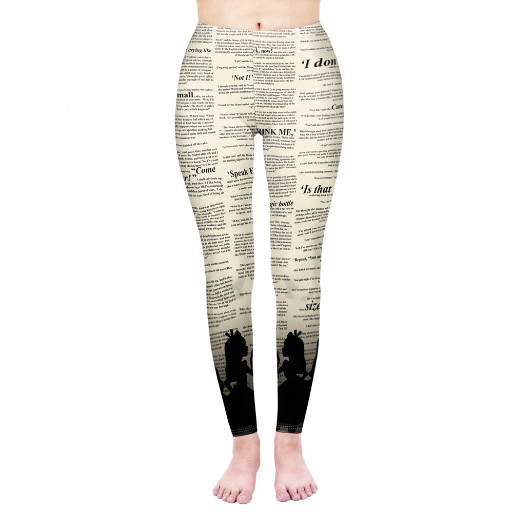 Mode Frauen Leggings Pink Tropics Druck mit Multicolor-Muster Leggings Hohe Elastizität Fitnesshosen Leggings