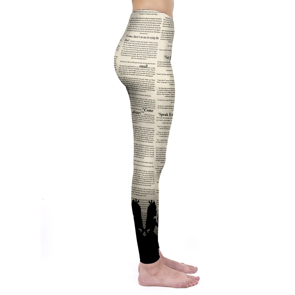 Mode Frauen Leggings Pink Tropics Druck mit Multicolor-Muster Leggings Hohe Elastizität Fitnesshosen Leggings