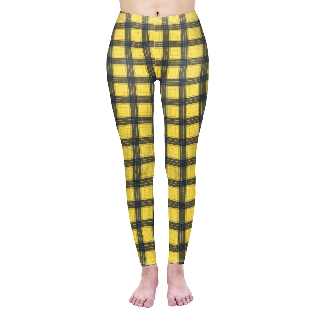 Mode Frauen Leggings Pink Tropics Druck mit Multicolor-Muster Leggings Hohe Elastizität Fitnesshosen Leggings